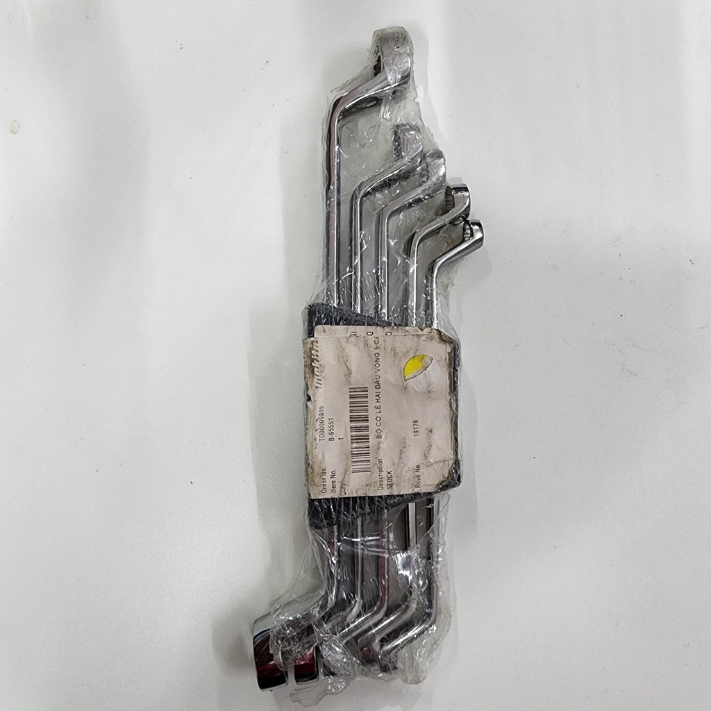 Bộ cờ lê hai đầu vòng 8.0-19mm Makita B-65551 (5 chi tiết/bộ) (Thanh lý hàng trưng bày) video thực trạng sản phẩm