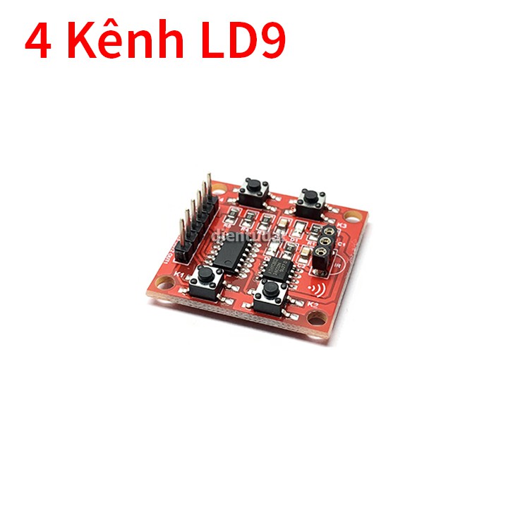 Mạch Thu Học Lệnh Hồng Ngoại 4 Kênh LD9