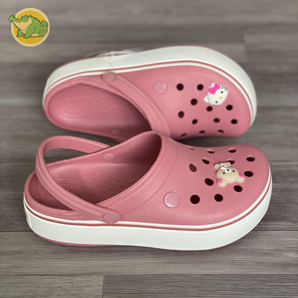 Dép CROCS PLATFORM Nữ Tăng Chiều Cao 3-4cm Êm Nhẹ, Mềm và Không Mùi