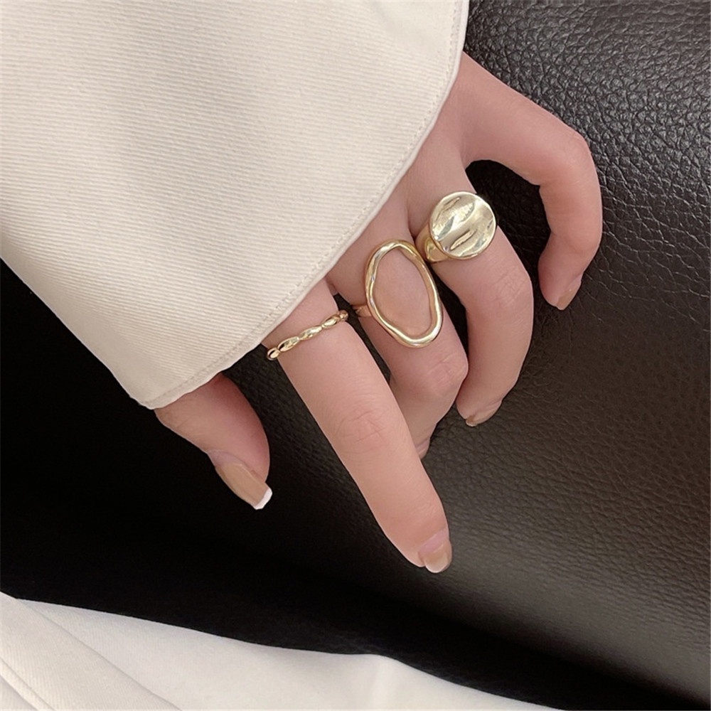 Set 3 Nhẫn Nữ Thời Trang Cổ Điển