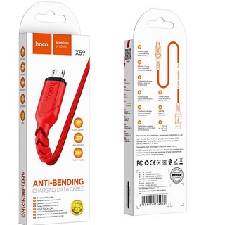 Cáp Sạc Nhanh Hoco X59 Siêu Bền