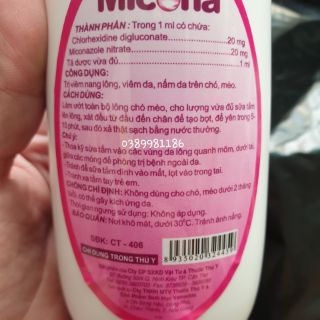 Dầu tắm viêm da Micona
