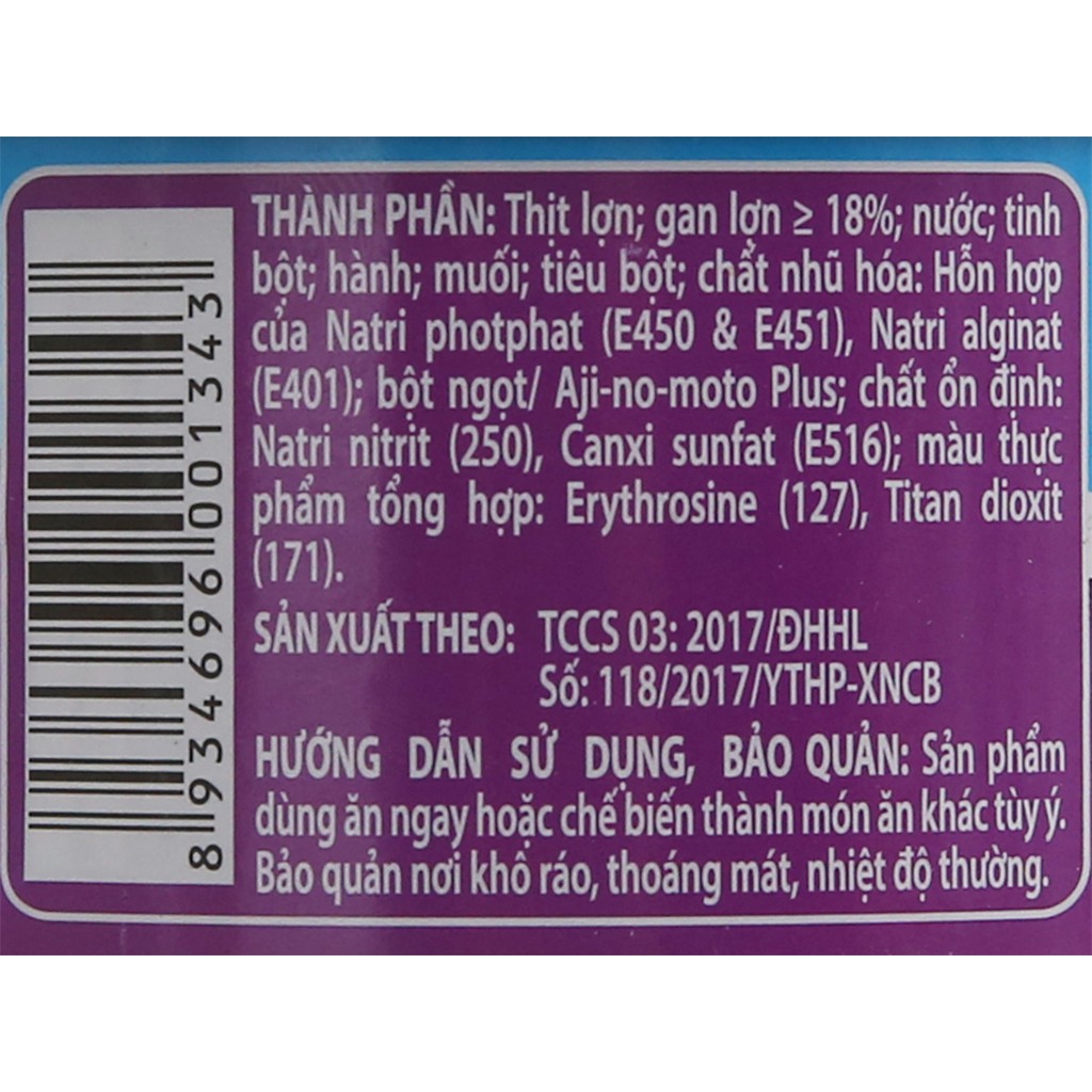 Pate gan đóng hộp Hạ Long