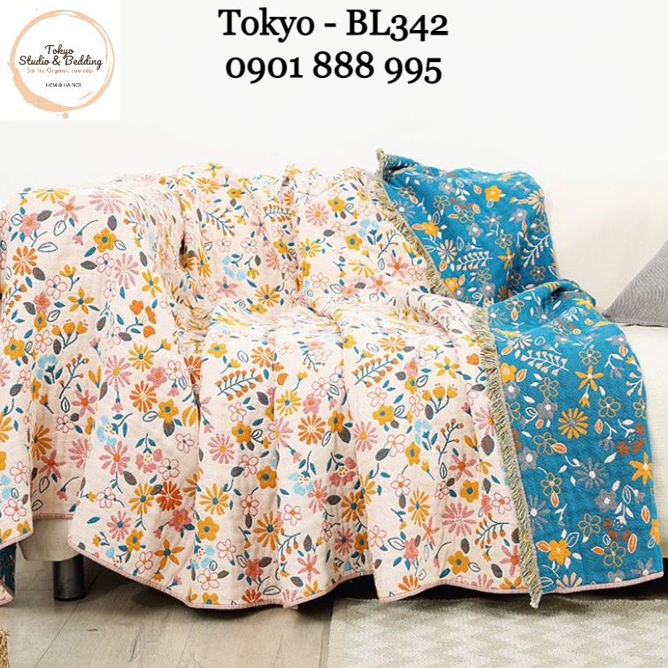 S87_Chăn Xô Organic Cotton Dòng Cao Cấp