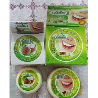 Bột tẩy trắng răng xanh Green Herbal Thái Lan