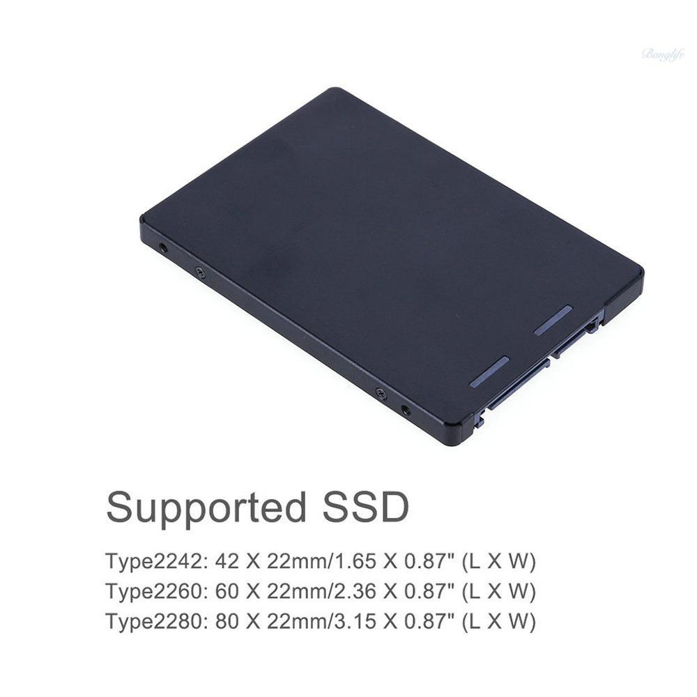 Bộ Chuyển Đổi S103-1N M.2 Ngff Sang Sata Iii M.2 Ngff Sang Sata Ssd 2242 / 2260 / 2280mm Ngff M.2 Ssd Đen | BigBuy360 - bigbuy360.vn