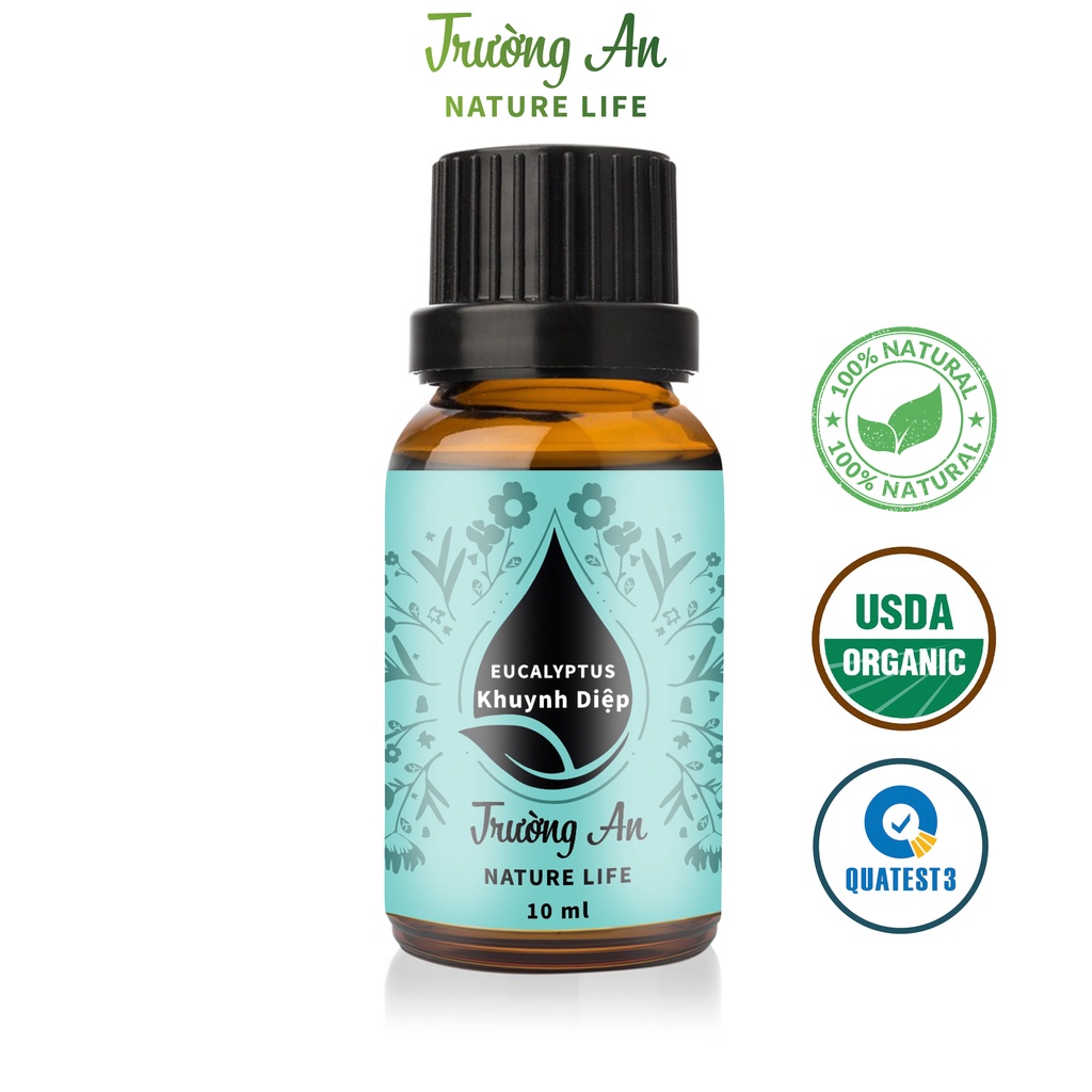 Tinh dầu thiên nhiên Khuynh Diệp Trường An, Eucalyptus Essential Oil, Nhập Khẩu Ấn Độ, dung tích 10/30/50ml