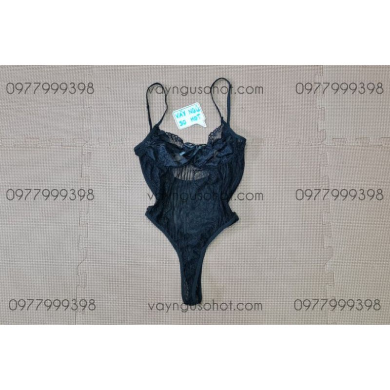 ( clip tự quay + ảnh thật tự chụp ) bodysuit ren đen sọc khoét hông cao sexy | BigBuy360 - bigbuy360.vn