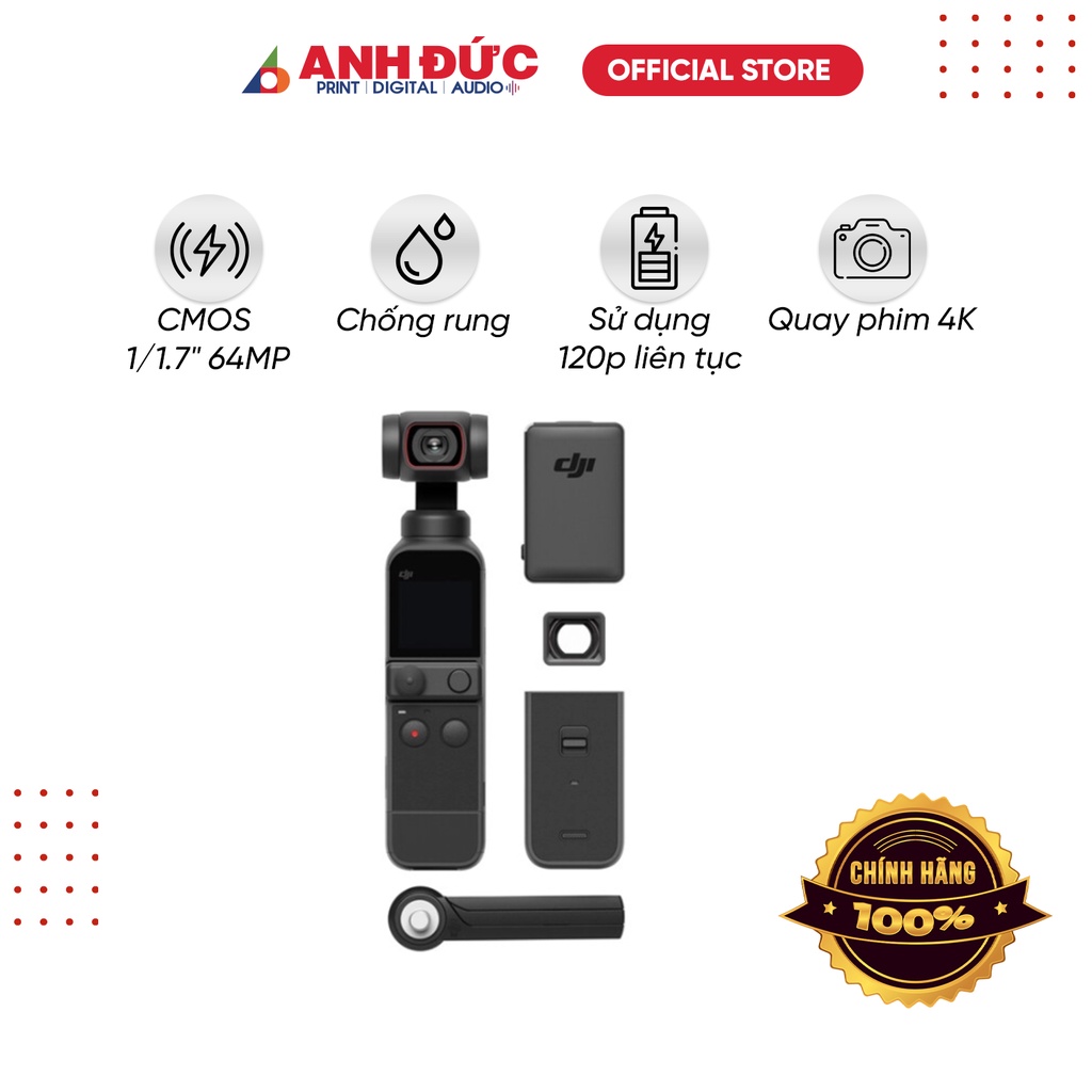 Gimbal DJI Osmo Pocket 2 - Hàng phân phối chính hãng