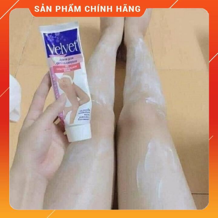 Kem tẩy lông Velvet  chính hãng Nga _ dùng để tẩy lông nách, lông tay, lông chân hiệu quả tuýp 100ml