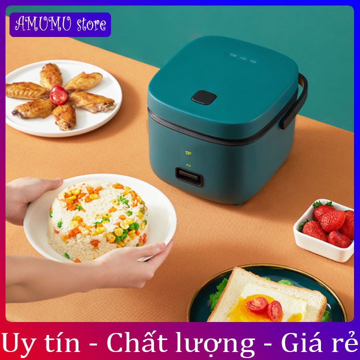 Nồi Cơm Điện Mini Đa Năng - Hàng Nội Địa Cao Cấp (Nấu Cháo, Chưng, Luộc) Phù Hợp Từ 1-3 người