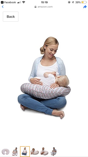 Thanh lý gối chữ C chống trào Boppy order Mỹ