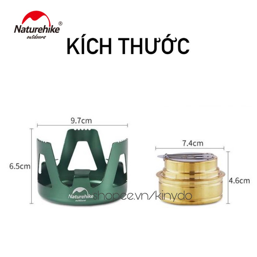 BẾP CỒN DÃ NGOẠI DI ĐỘNG NGOÀI TRỜI CHỊU LỰC TỐT HIỆU SUẤT ĐỐT CHÁY CAO NATUREHIKE NH18L001-T