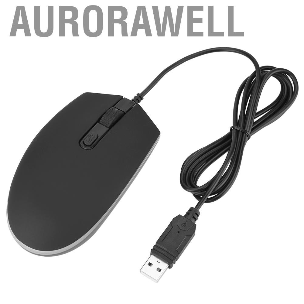 Chuột Quang Gaming Aurorawell Zerodate S900 1600dpi Có Đèn Led Nền Rgb Cho Pc / Laptop