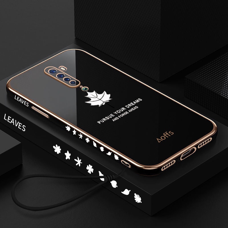 Ốp Điện Thoại Mềm Họa Tiết Lá Phong Cho oppo reno2f 2Z reno3 reno3 pro reno reno2 renoZ reno4se