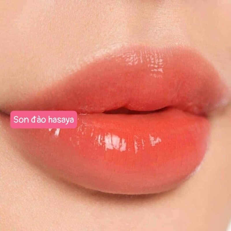 01 Cây Son Dưỡng Bóng Môi Trái Đào HASAYA GIRL LIP OIL