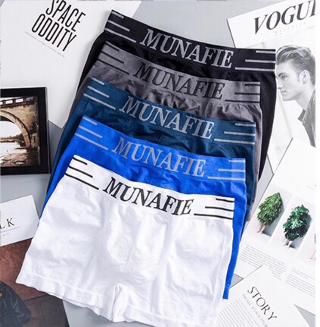 Quần lót MUNAFFI nam ship đùi tam giác chất cotton lụa mềm mát dễ chịu BZ 197