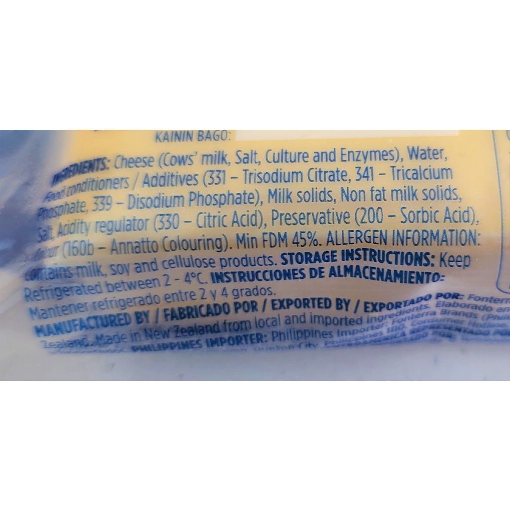 PHÔ MAI LÁT CHEDDAR  ANCHOR Cheddar Cheese Slices