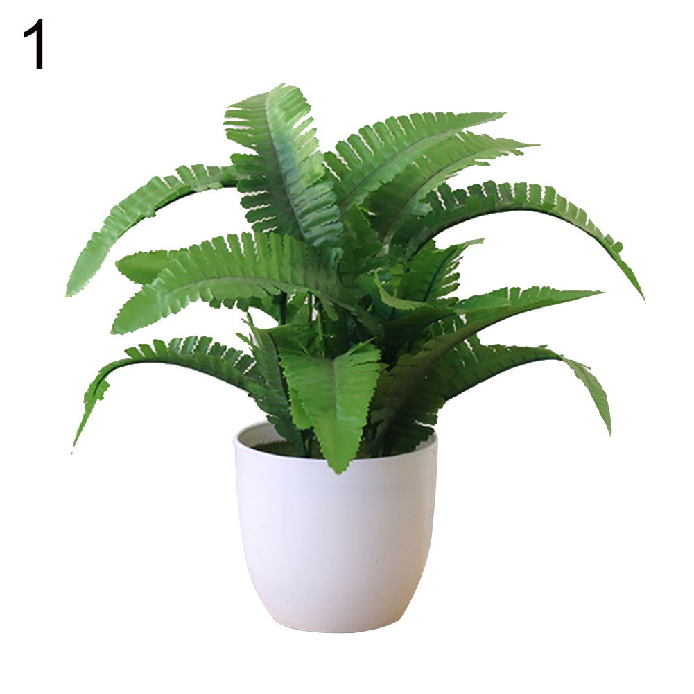 Chậu Cây Giả Để Bàn Trang Trí Văn Phòng/ Tiệc