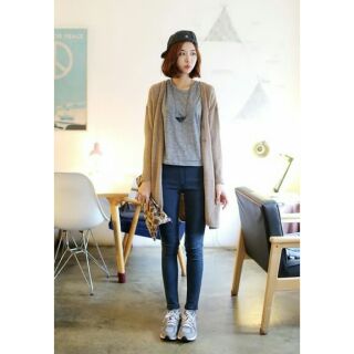Áo khoác len cardigan dáng dài nhập quảng châu cao cấp giá sỉ,ảnh thật-annalee18