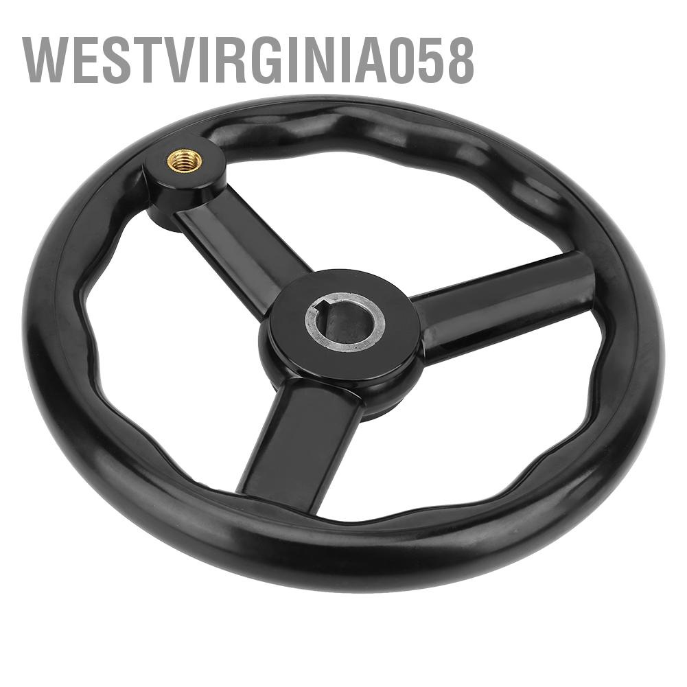 Có thể bán buôn 250 * 25mm Đen chống trượt Bakelite 3 Tay quay Tiện có cầm cho Máy công cụ Westvirginia058 Hàng giao ngay