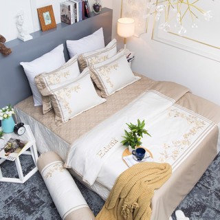 Bộ ga bọc chần gòn edena 363