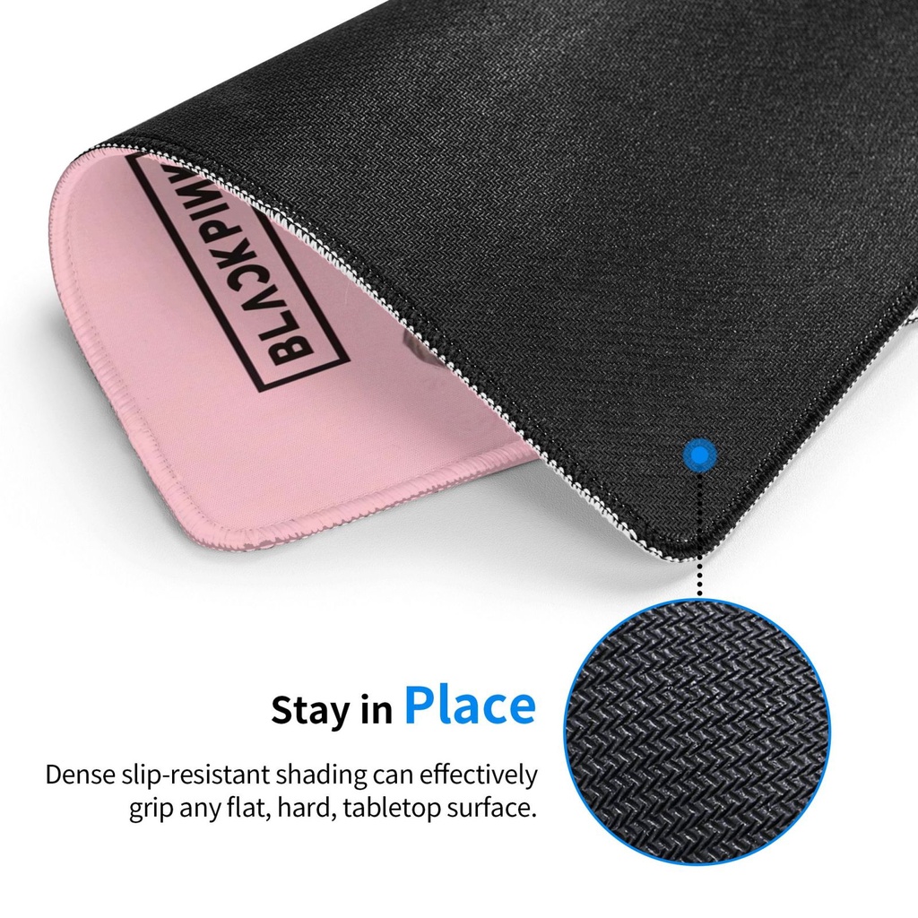 Lót ChuộT Cao Su ChốNg TrượT In HìNh BLACKPINK 30x25cm