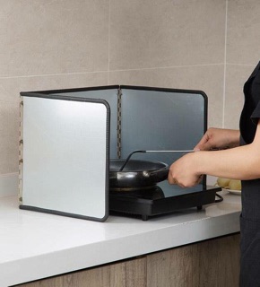 Tấm chắn dầu mỡ đôi ( kễm mạ bạc )