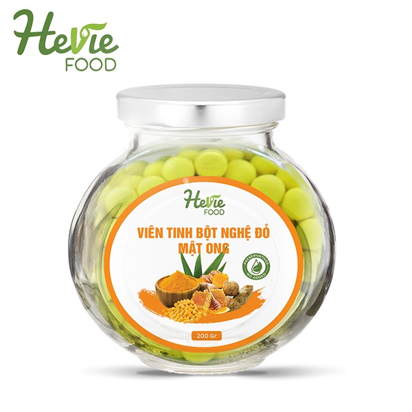 Viên tinh bột NGHỆ ĐỎ Mật Ong 200g HeVieFood