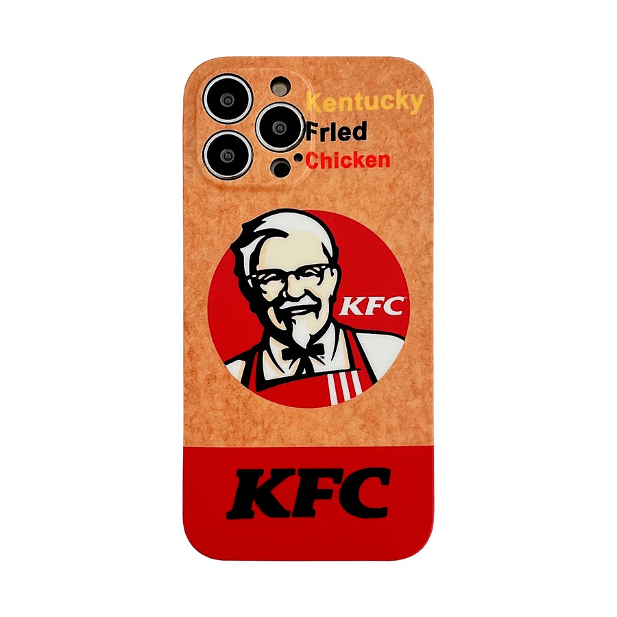 Ốp Điện Thoại Silicon Hình kfc & Mc Donald Độc Đáo Cho iphone 14 pro max iphone 13 pro max iphone 12 pro max iphone 11 pro max x xr xs max
