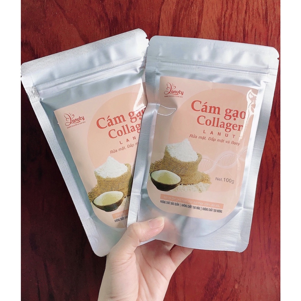 Bột Cám Gạo Collagen