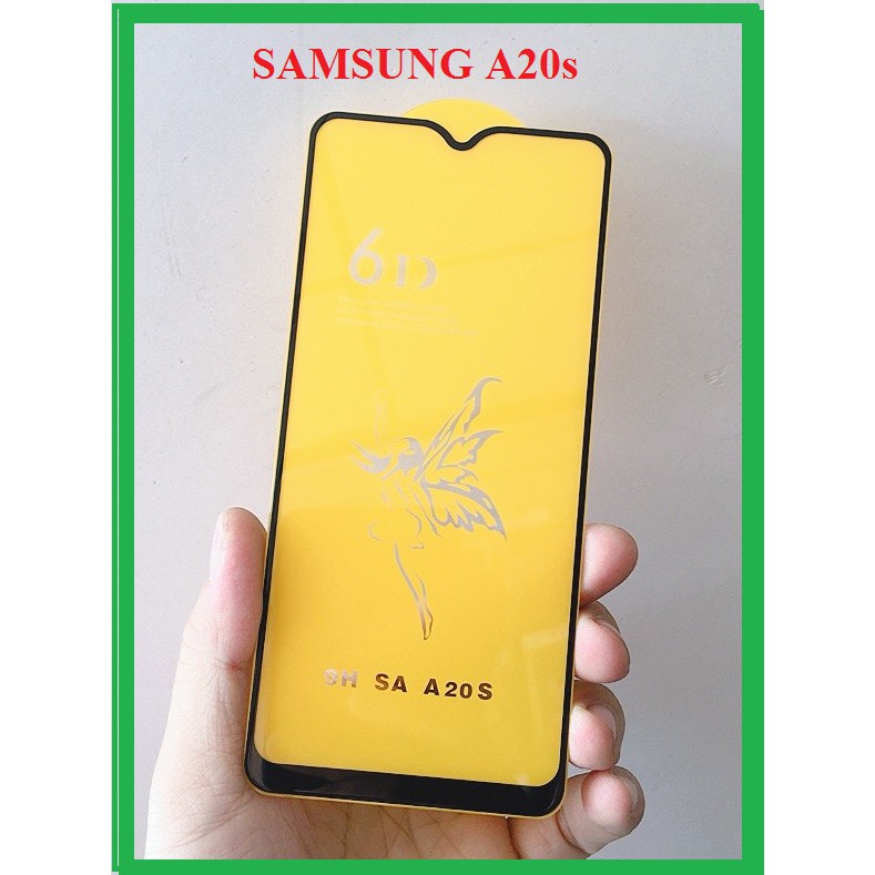 SAMSUNG A20s CƯỜNG LỰC FULL MÀN 6D THIÊN THẦN SIÊU BỀN