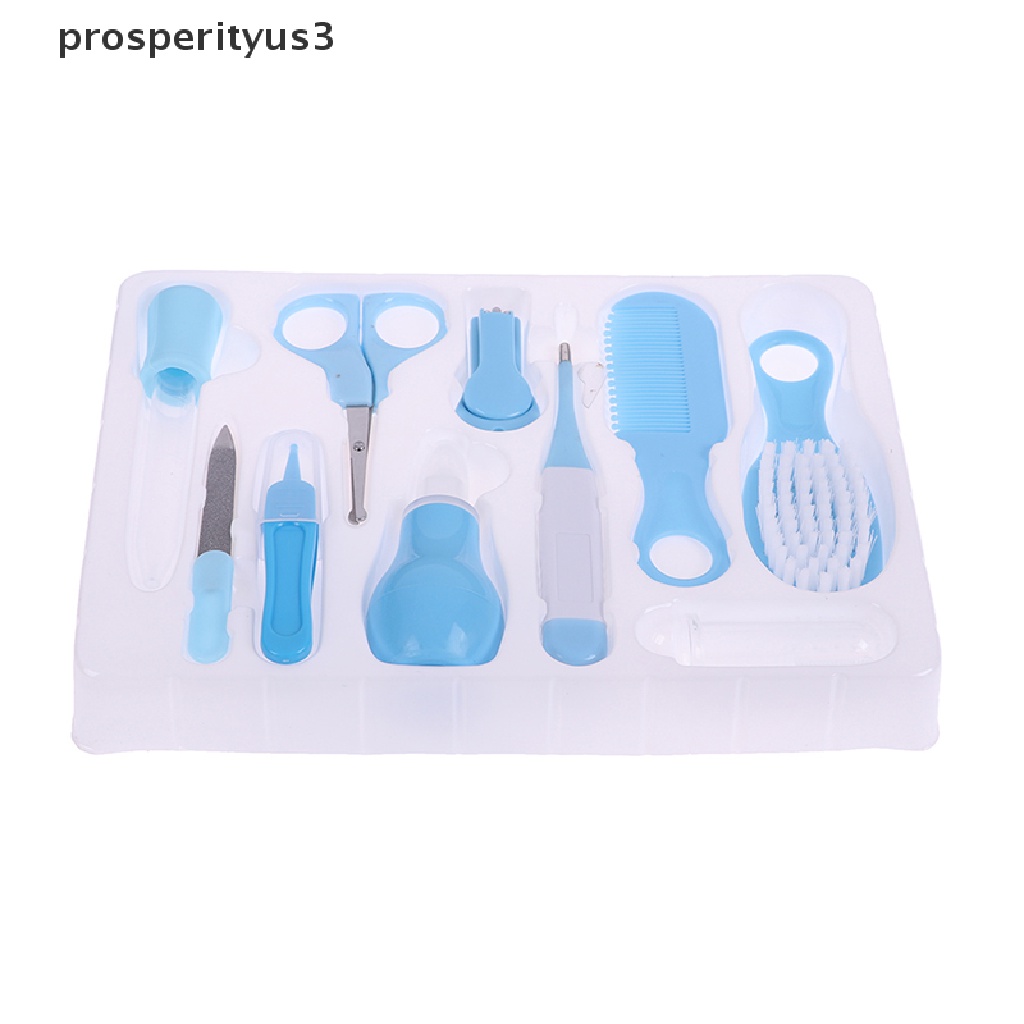 [prosperityus3] 10Pcs Baby Nail Care Comb Scissors Clipper Cutter File Manicure Kit Gift Set<br> [new]