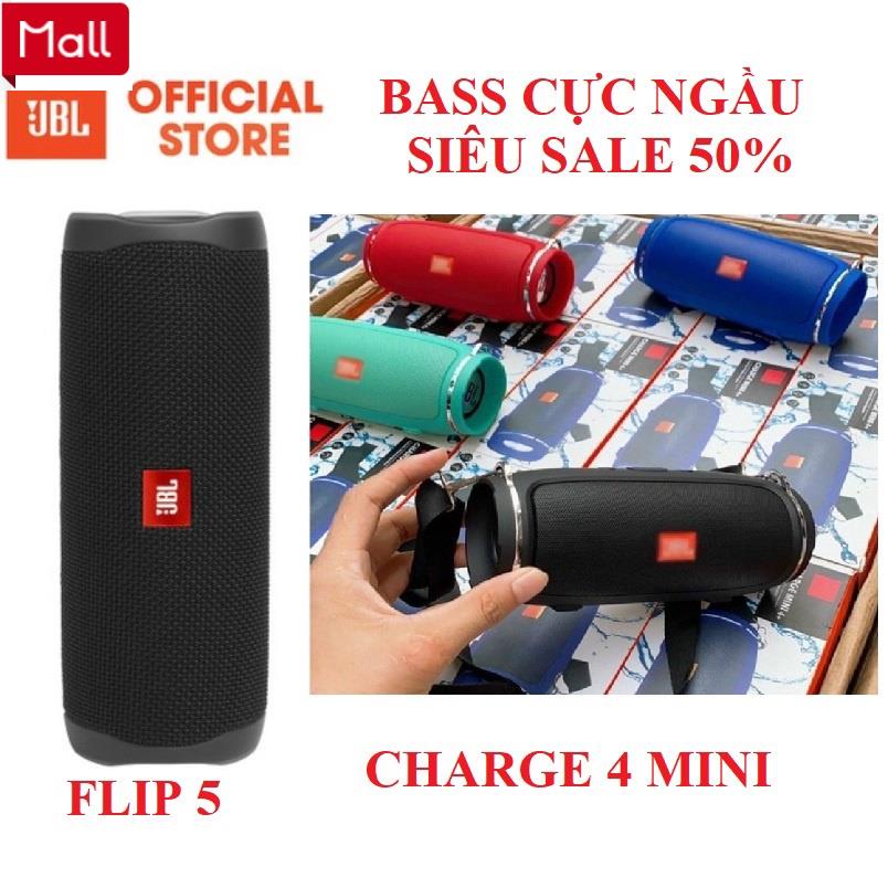 Loa Bluetooth JBL Charge 4+ Mini bass tốt khoẻ - có dây đeo Version 2021 _Shopee Mall