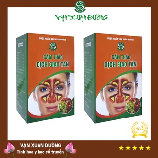 [Combo 2 hộp] Viêm xoang Cẩm Thảo Dịch Giao Tán của Vạn Xuân Đường hỗ trợ viêm xoang, viêm mũi dị ứng, viêm đa xoang