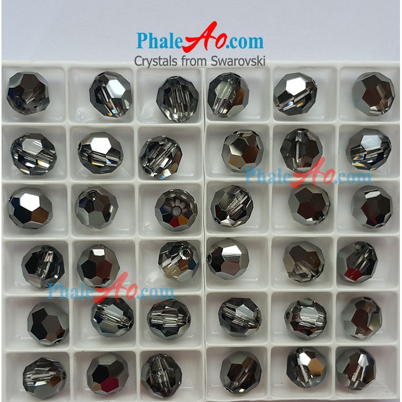 Pha lê Swarovski - hạt tròn 8ly nhiều màu tùy chọn 5000 - PhaleAo