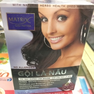 Dầu gội Matrix Gội là nâu