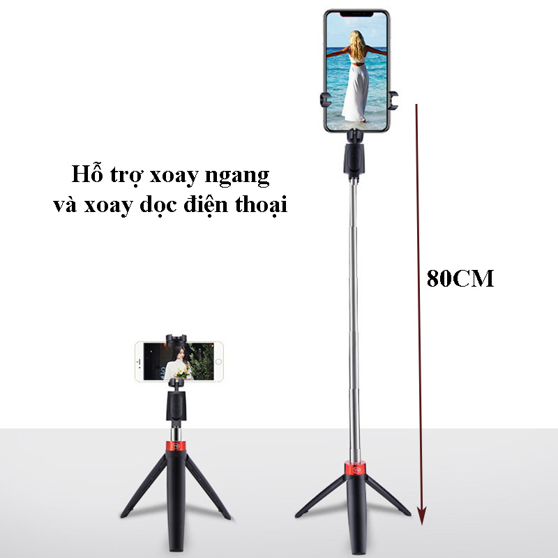 GẬY TRIPOD Y11, Gậy tự sướng, Tripod chụp ảnh livetream, Chân đế điện thoại quay tiktok | BigBuy360 - bigbuy360.vn