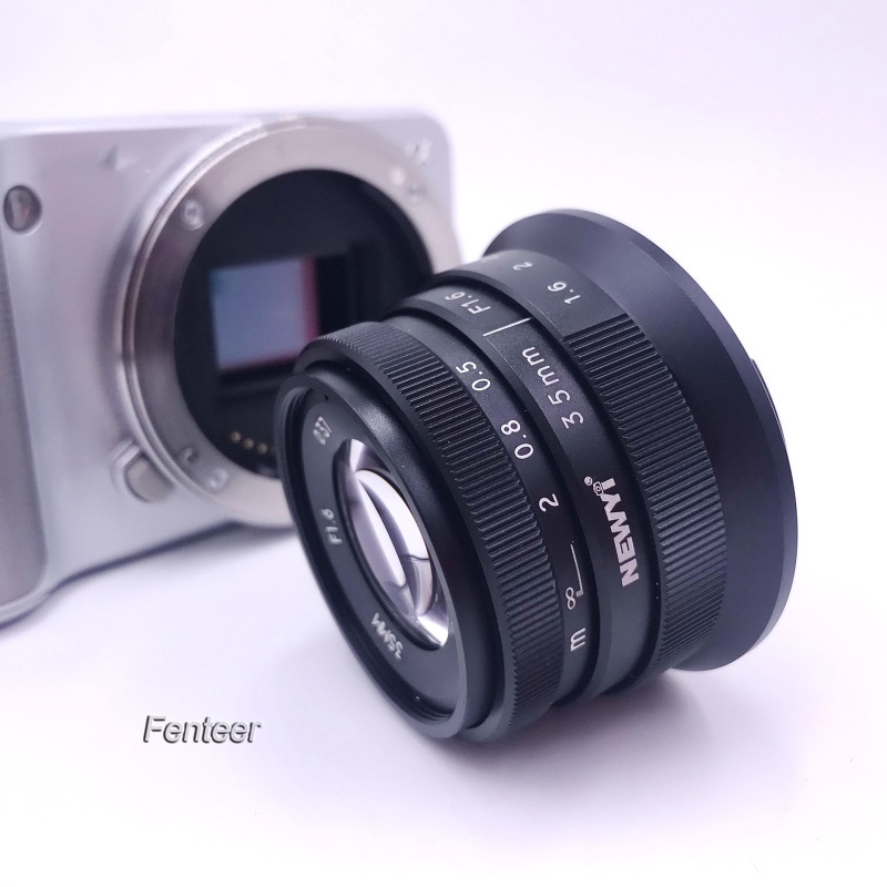 Ống Kính Mini 35mm F / 1.6 Apsc Cho Sony E-Mount A5100 Nex-3 Nex-5T Nex-5R A7Ii