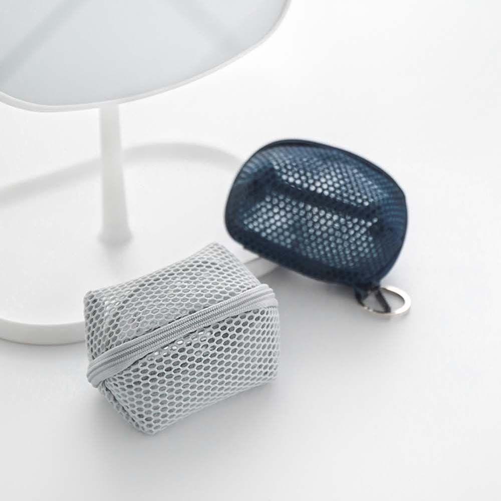 EXPEN Túi Lưới Đựng Mút Trang Điểm Mini Màu Sắc Xinh Xắn