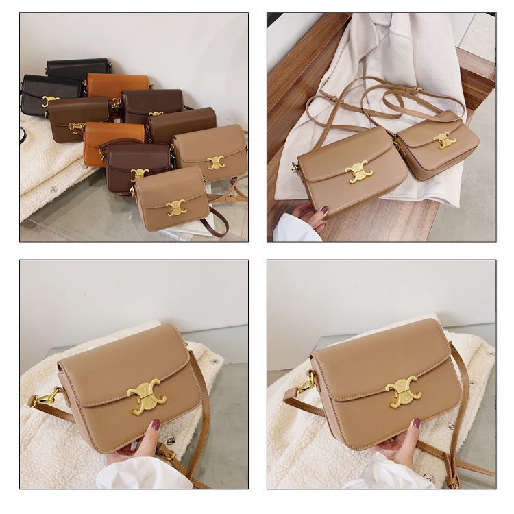 Túi Đeo Chéo Dáng Vuông Thời Trang Retro 2022 Cao Cấp Cho Nữ