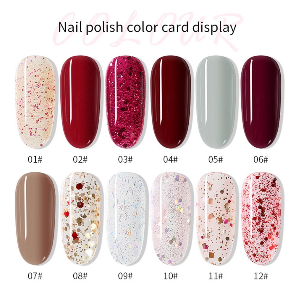 Gel Sơn Móng Tay Màu Lựu Khô Nhanh Lâu Trôi