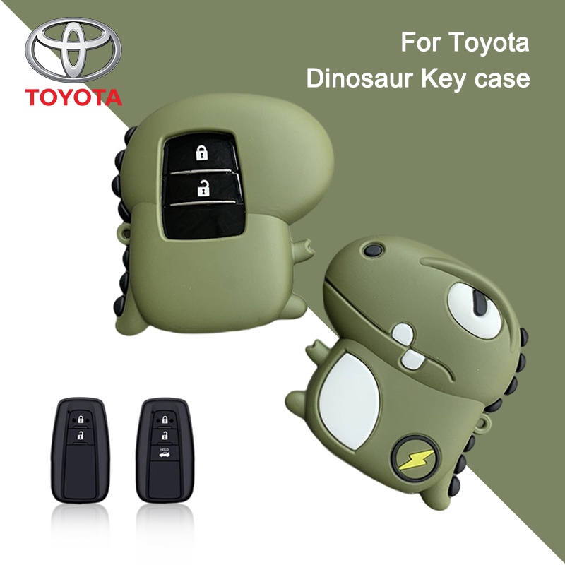 Vỏ bảo vệ chìa khóa xe hơi Toyota Chr Rav4 Auris Avensis Prius Aygo Camry Corolla Land Cruiser 200 Prado Riez cao cấp