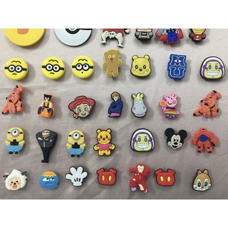 [Combo 5] Jibbitz / stickers 2d gắn dép Crocs