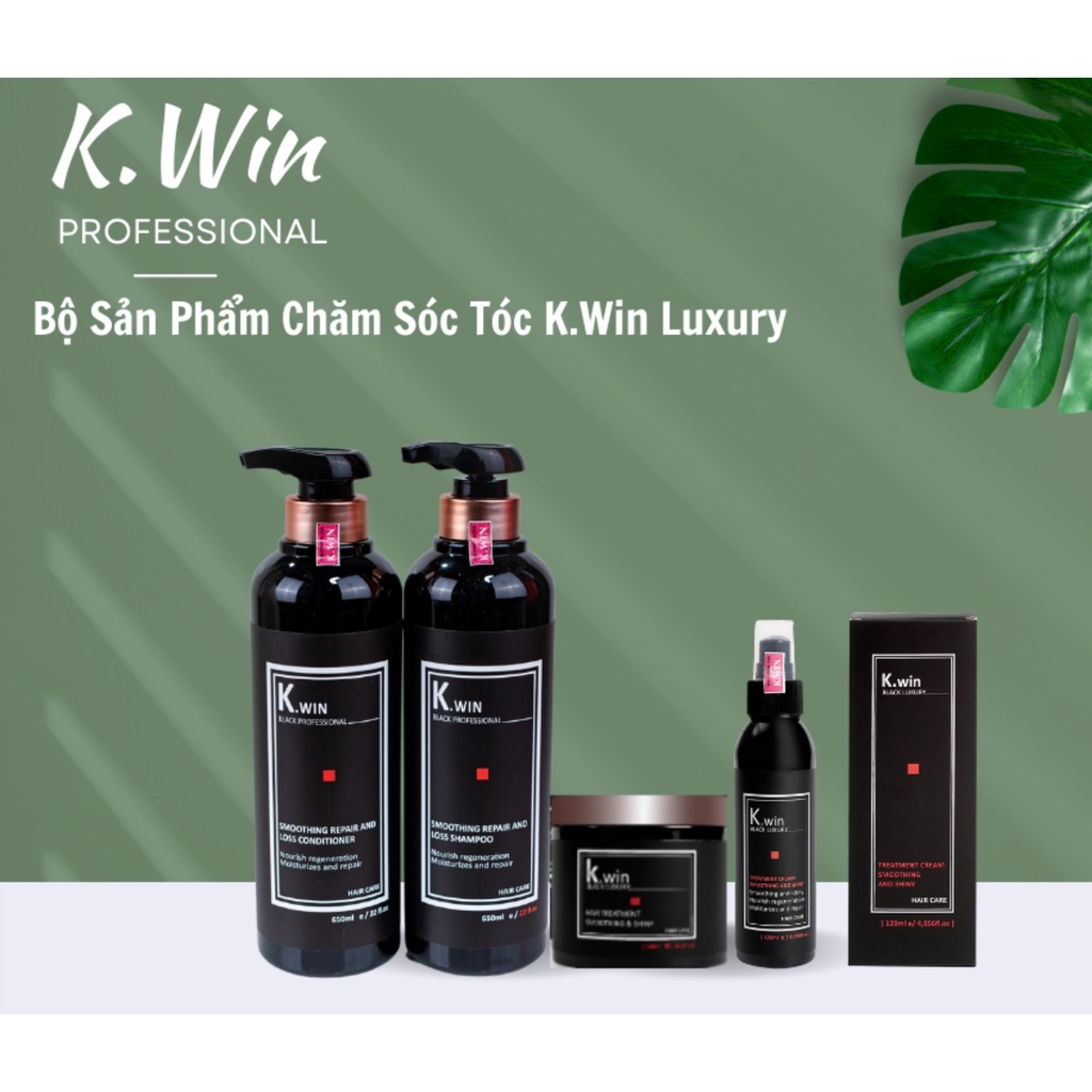 Tinh dầu dưỡng tóc Kwin Luxury dầu dưỡng tóc khô xơ hư tổn uốn nhuộm Keratin, Argan Oil tóc mềm mượt vào nếp 120ml