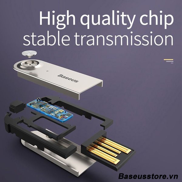 Cáp chuyển  đổi âm thanh Baseus trên ô tô