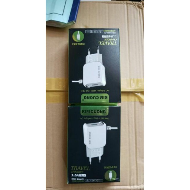 (Chính hãng)SẠC KIM CƯƠNG 813 KMG 813 Chuẩn 1.5A Có Cổng USB Chính Hãng Kim Cương | BigBuy360 - bigbuy360.vn