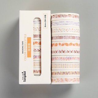 Cuộn băng dán Washi trang trí sổ DIY