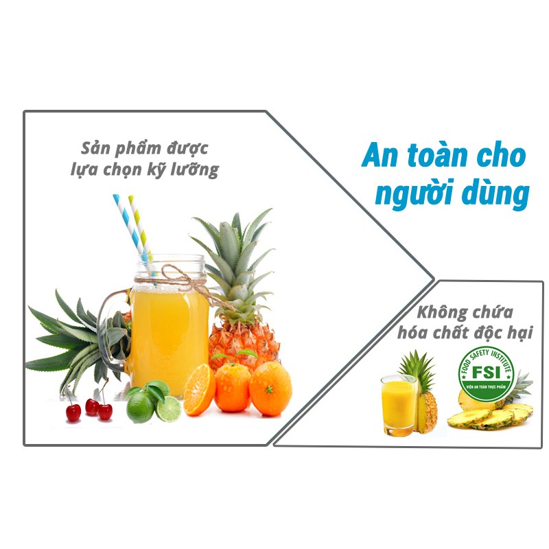 Nước ép trái cây cà rốt, cam, dứa Le Fruit hộp 1L