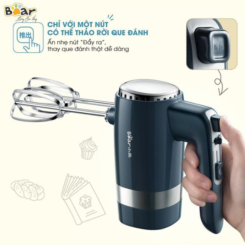  Máy Đánh Trứng trộn bột Bear DDQ-B02L1 300W Chính Hãng [CMART.COM.VN]